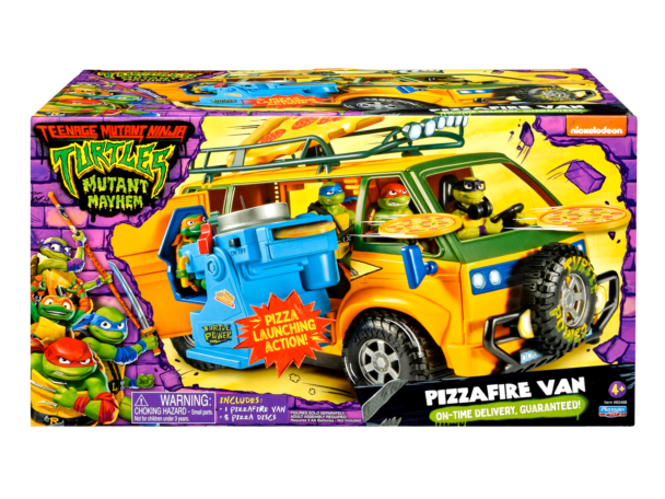 Pizza fire van (Playmates Toys - Véhicule 2023) - Tortuepédia