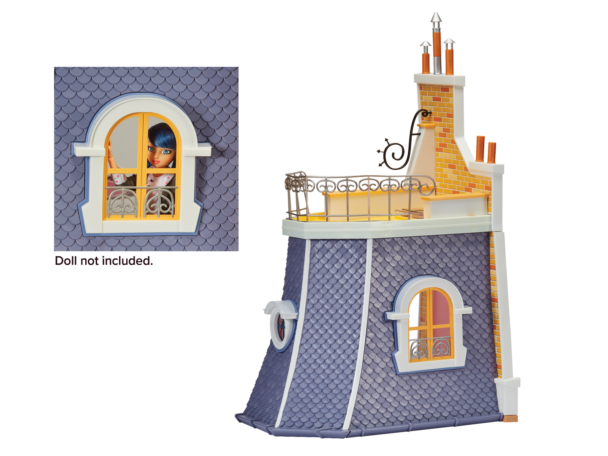 Miraculous Marinette's 2 in 1 Bedroom and Balcony Play Set (Not