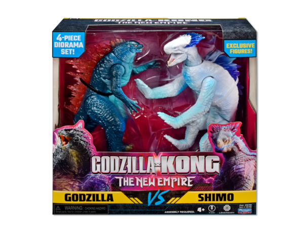Godzilla vs Shimo 2-Pack w/ Diorama ‐ Playmates Toys